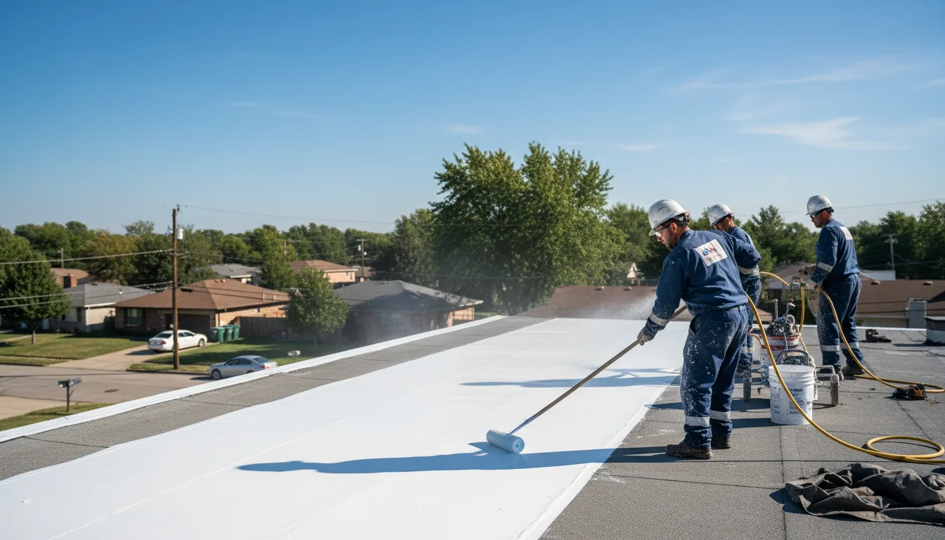 Commercial roof coating in Burlison, TN near me